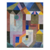 Paul Klee Colorful Architecture Poster (Vorderseite)