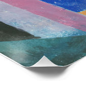 Paul Klee Colorful Architecture Poster (Ecke)