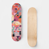 Paul Klee Coole Vintage Abstrakte Skateboard (Vorderseite)