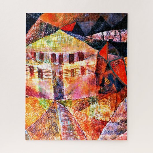 Paul Klee, Das Hotel, Puzzle (Vertikal)