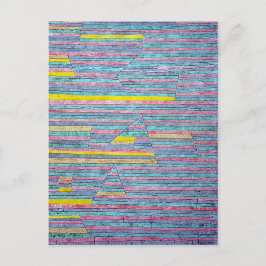 Paul Klee Denkmäler bei G. Postkarte (Vorderseite)