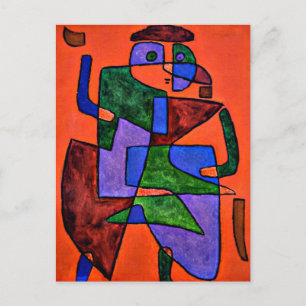 Paul Klee, Der zukünftige Mensch, Postkarte