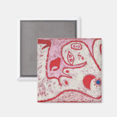 Paul Klee (deutsch, 1879 - 1940) Magnet (Vorderseite/Rückseite)