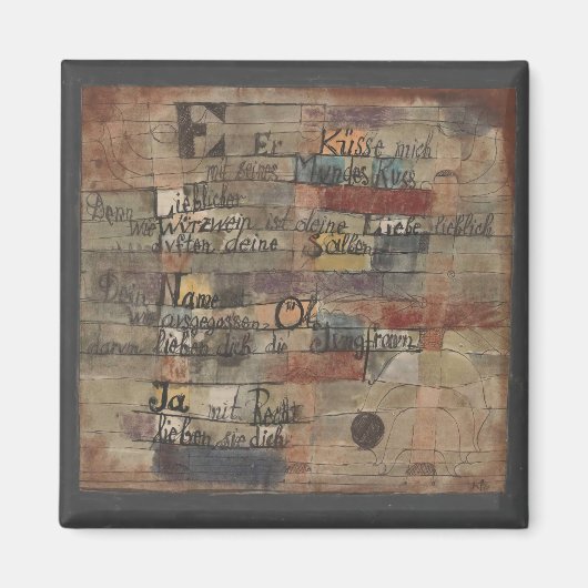 Paul Klee (deutsch, 1879 - 1940) Magnet (Vorne)