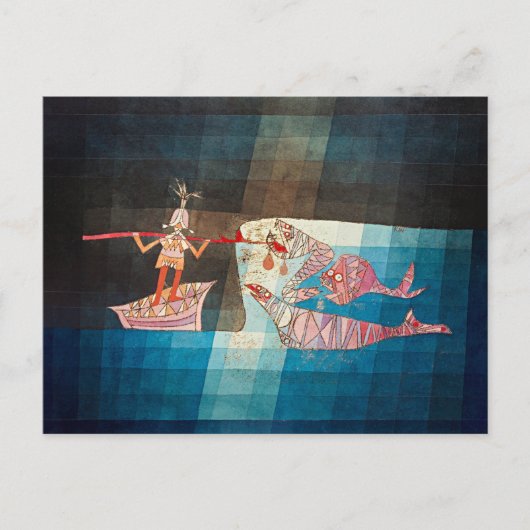 Paul Klee, Die Seefahrer, Postkarte (Vorderseite)
