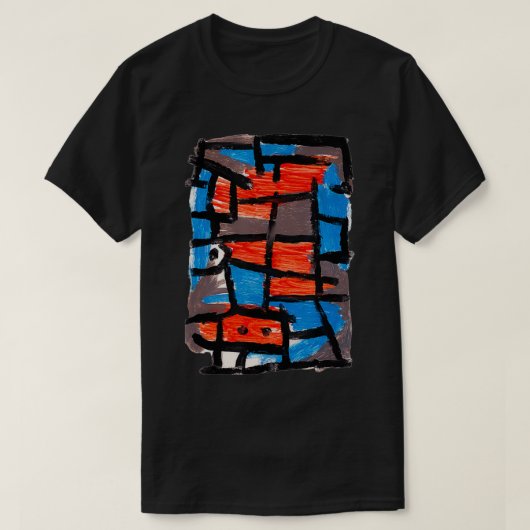 Paul Klee die Stunde vor einer Nacht T-Shirt (Design vorne)
