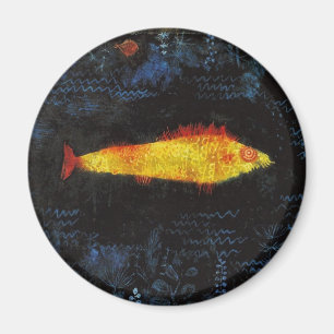 Paul Klee Die Vintage Wasserfarbenkunst Goldfish Magnet
