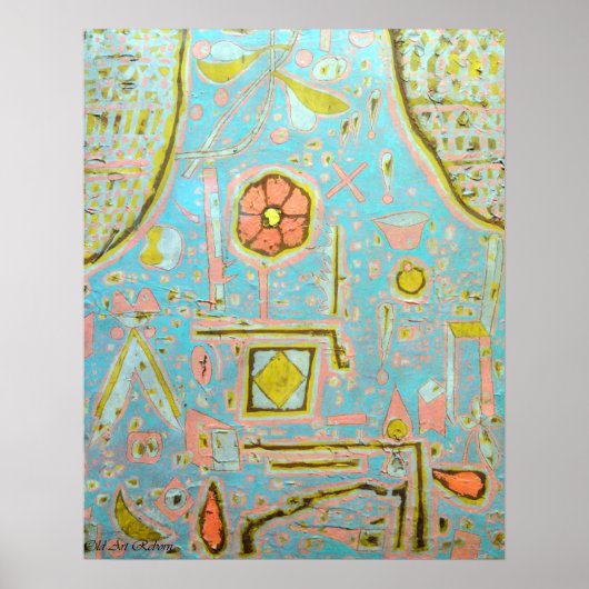 Paul Klee Effloreszence Poster (Vorne)