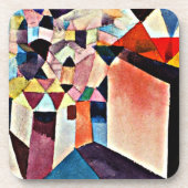 Paul Klee, Einblick in eine Stadt, Getränkeuntersetzer (Vorderseite)