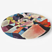 Paul Klee, Einblick in eine Stadt, Pappteller (Schrägansicht)