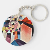 Paul Klee, Einblick in eine Stadt, Schlüsselanhänger (Rückseite)