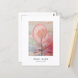 Paul Klee, Erblühend - Moderne abstrakte Kunst Postkarte