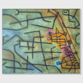 Paul Klee Eroberung des Berges Geschenkpapier (Flach)