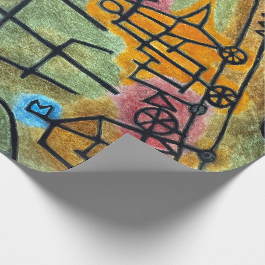 Paul Klee Eroberung des Berges Geschenkpapier (Ecke)