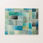 Paul Klee, Erstes Haus in einer Siedlung - farbig Puzzle (Horizontal)