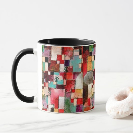 Paul Klee Farb-Rhythmus-Morph-Tasse Tasse (Mit Donut)