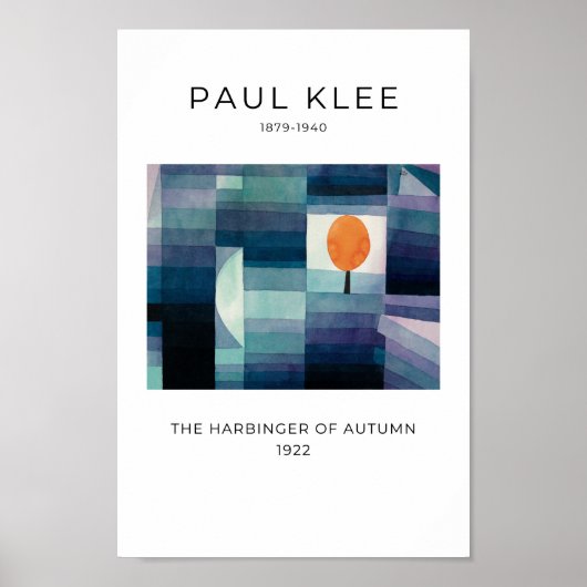 Paul Klee - Farbenfrohe Abstrakte Kunst-Poster Poster (Vorne)