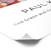 Paul Klee, farbenfrohe moderne Abstrakte Kunst Fotodruck (Ecke)