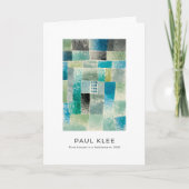 Paul Klee, farbenfrohe moderne Abstrakte Kunst Karte (Vorderseite)