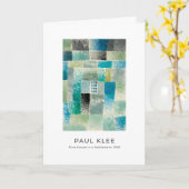 Paul Klee, farbenfrohe moderne Abstrakte Kunst Karte (Gelbe Blume)
