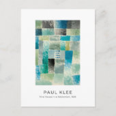 Paul Klee, farbenfrohe moderne Abstrakte Kunst Pos Postkarte (Vorderseite)