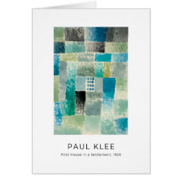 Paul Klee, farbenfrohe moderne Abstrakte Kunstkart