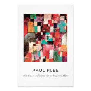 Paul Klee, Farbige Moderne Abstrakte Kunst Fotodruck