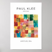Paul Klee, farbiges Abstraktes Kunstposter der Mod Poster (Vorne)