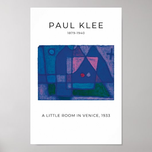 Paul Klee, farbiges Abstraktes Kunstposter der Mod Poster (Vorne)