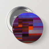 Paul Klee Feuer im Abend Abstrakte Kunst Button (Vorne & Hinten)