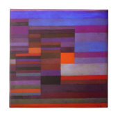 Paul Klee Feuer im Abend Fliese (Vorderseite)