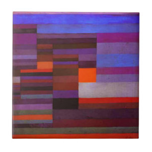 Paul Klee Feuer im Abend Fliese
