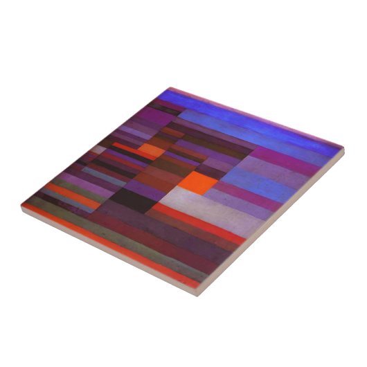 Paul Klee Feuer im Abend Fliese (Seite)