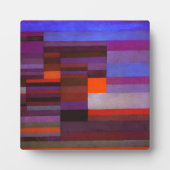 Paul Klee Feuer im Abend Plaque Fotoplatte (Vorderseite)