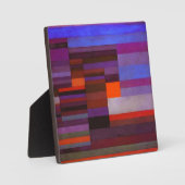 Paul Klee Feuer im Abend Plaque Fotoplatte (Vorderseite)