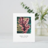 Paul Klee, Feuergefecht - Abstrakte Kunst Postkarte (Stehend Vorderseite)