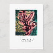Paul Klee, Feuergefecht - Abstrakte Kunst Postkarte (Vorderseite)