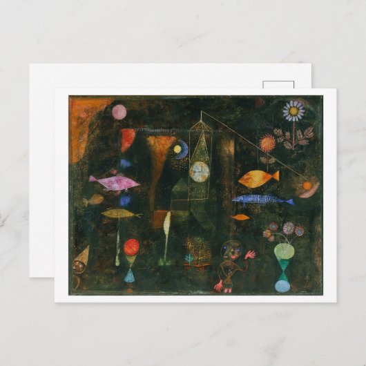 Paul Klee, "Fish Magic", 1925 Postkarte (Vorne/Hinten)
