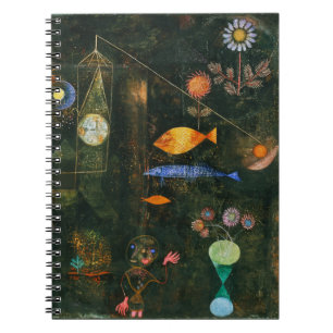 Paul Klee Fish Magic Abstrakt Painting Notizblock