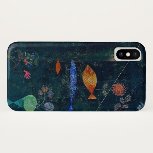 Paul Klee Fish Magic Abstrakte Malerei Grafik Case-Mate iPhone Hülle (Rückseite (Horizontal))