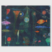 Paul Klee Fish Magic Abstrakte Malerei Grafik Geschenkpapier (Flach)