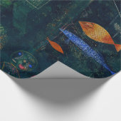 Paul Klee Fish Magic Abstrakte Malerei Grafik Geschenkpapier (Ecke)