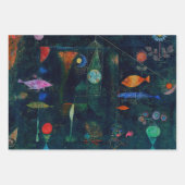 Paul Klee Fish Magic Abstrakte Malerei Grafik Geschenkpapier Set (Vorderseite)