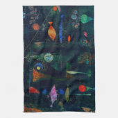 Paul Klee Fish Magic Abstrakte Malerei Grafik Geschirrtuch (Vertikal)