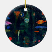 Paul Klee Fish Magic Abstrakte Malerei Grafik Keramik Ornament (Hinten)