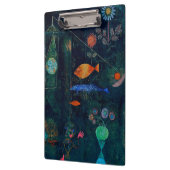 Paul Klee Fish Magic Abstrakte Malerei Grafik Klemmbrett (Links)