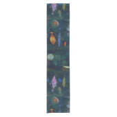 Paul Klee Fish Magic Abstrakte Malerei Grafik Kurzer Tischläufer (Vorderseite)