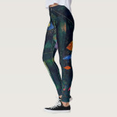 Paul Klee Fish Magic Abstrakte Malerei Grafik Leggings (Links)