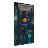 Paul Klee Fish Magic Abstrakte Malerei Grafik Mini Klemmbrett (Schrägansicht)