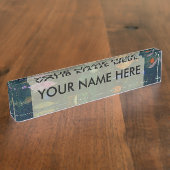 Paul Klee Fish Magic Abstrakte Malerei Grafik Namensplakette (Seite)